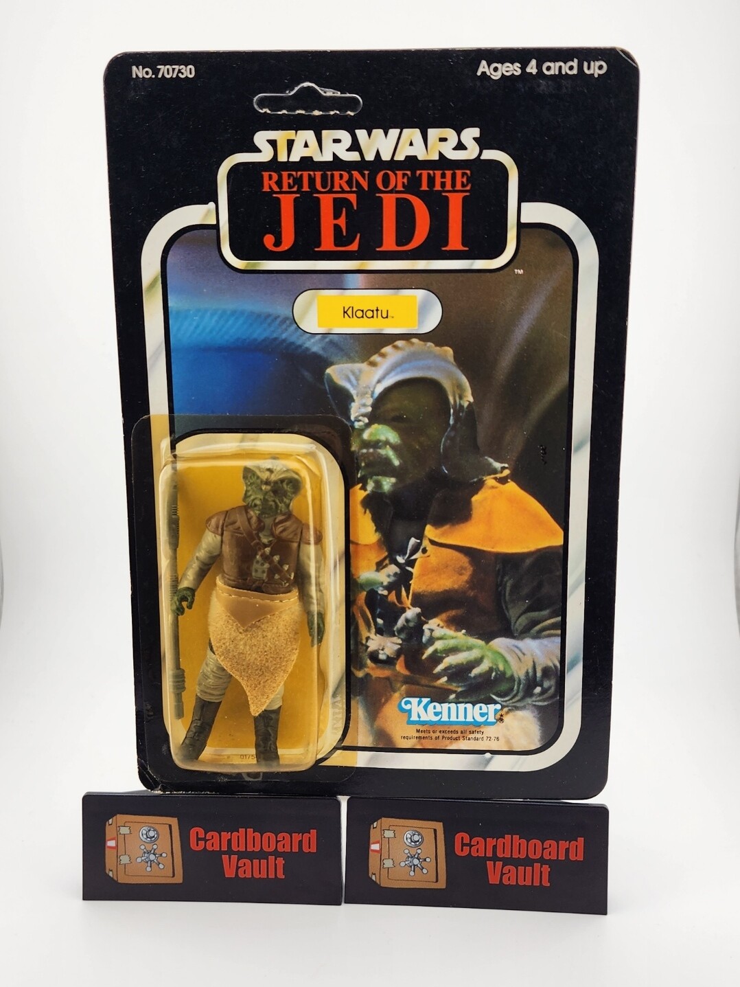 1983 Kenner Star Wars Return Of The Jedi Klaatu Sealed Action Figure Unpunched In Protective Case