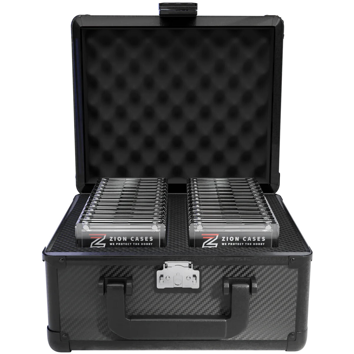 Zion Case Slab Case 2 Row  Color Rush Carbon Fiber