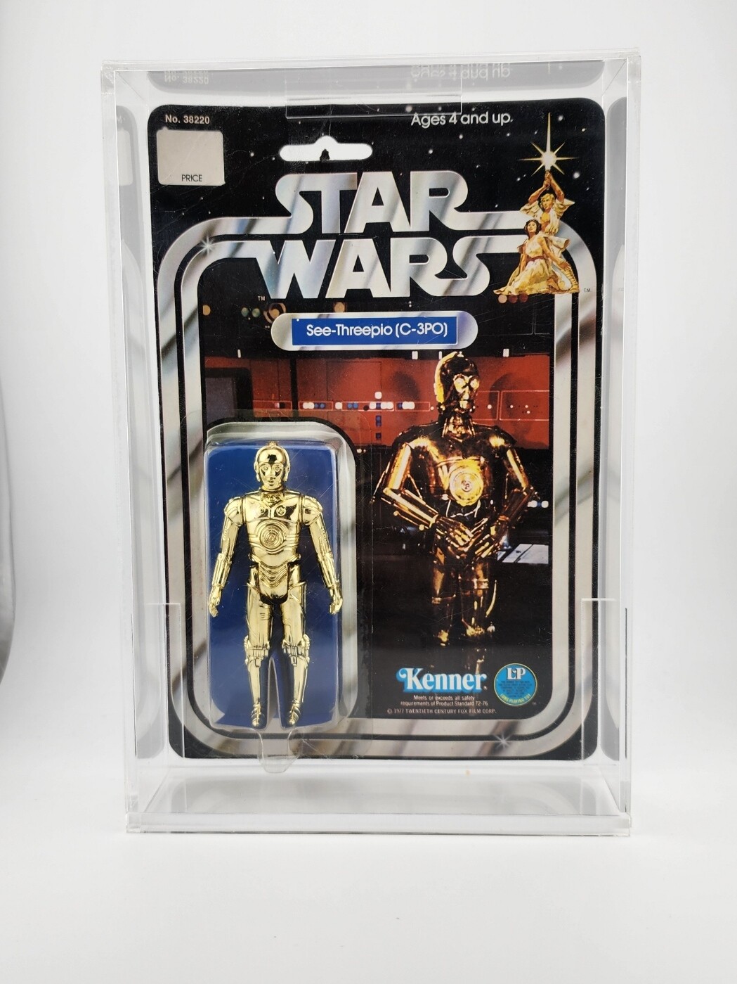 1977 Kenner Star Wars See-Threepio (C-3PO) 20MA Back Sealed Action Figure