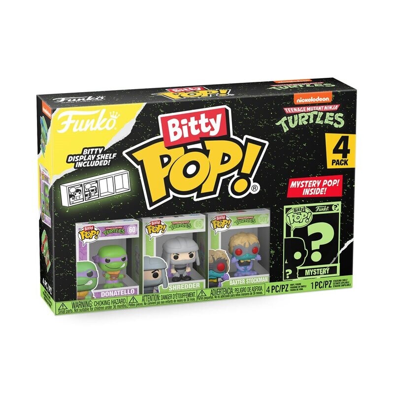 Teenage Mutant Ninja Turtles Comics Bitty Pop! Donatello/Shredder/Baxter Stockman