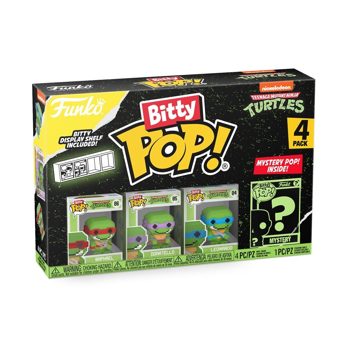 Teenage Mutant Ninja Turtles Comics Bitty Pop! Raphael/Donatello/Leonardo