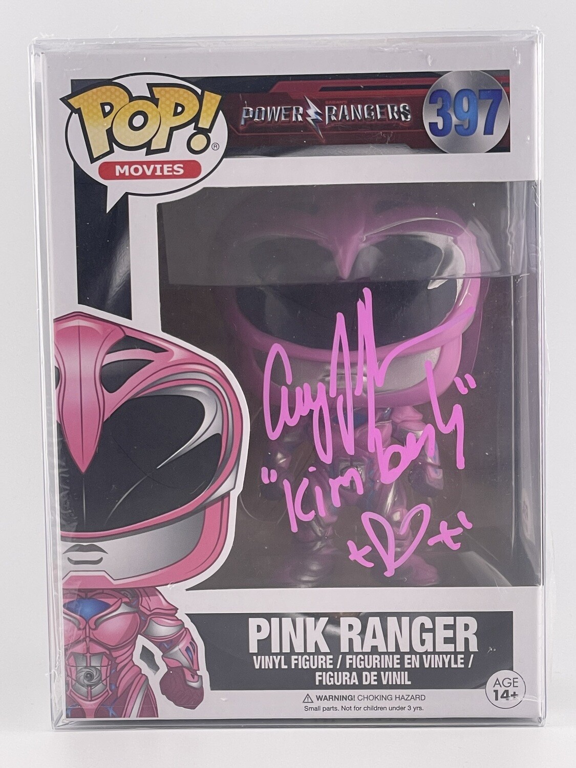 Power Rangers Pink Ranger Autographed By Amy Jo Johnson PSA Certified 397 Funko Pop