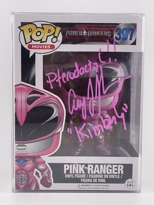 Power Rangers Pink Ranger Autographed By Amy Jo Johnson PSA Certified 397 Funko Pop