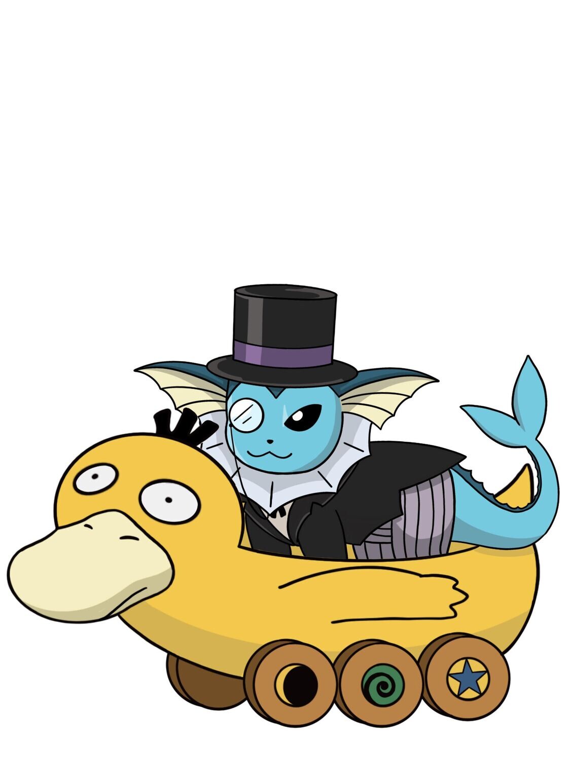 Custom Vaporeon 3.5&quot; Sticker