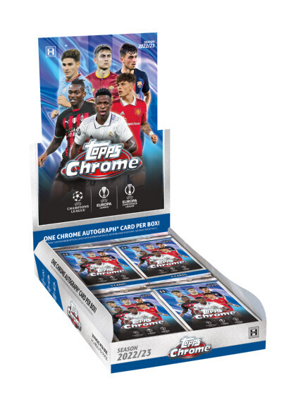 2023 Topps Chrome UEFA Club Competitions Soccer Hobby Box