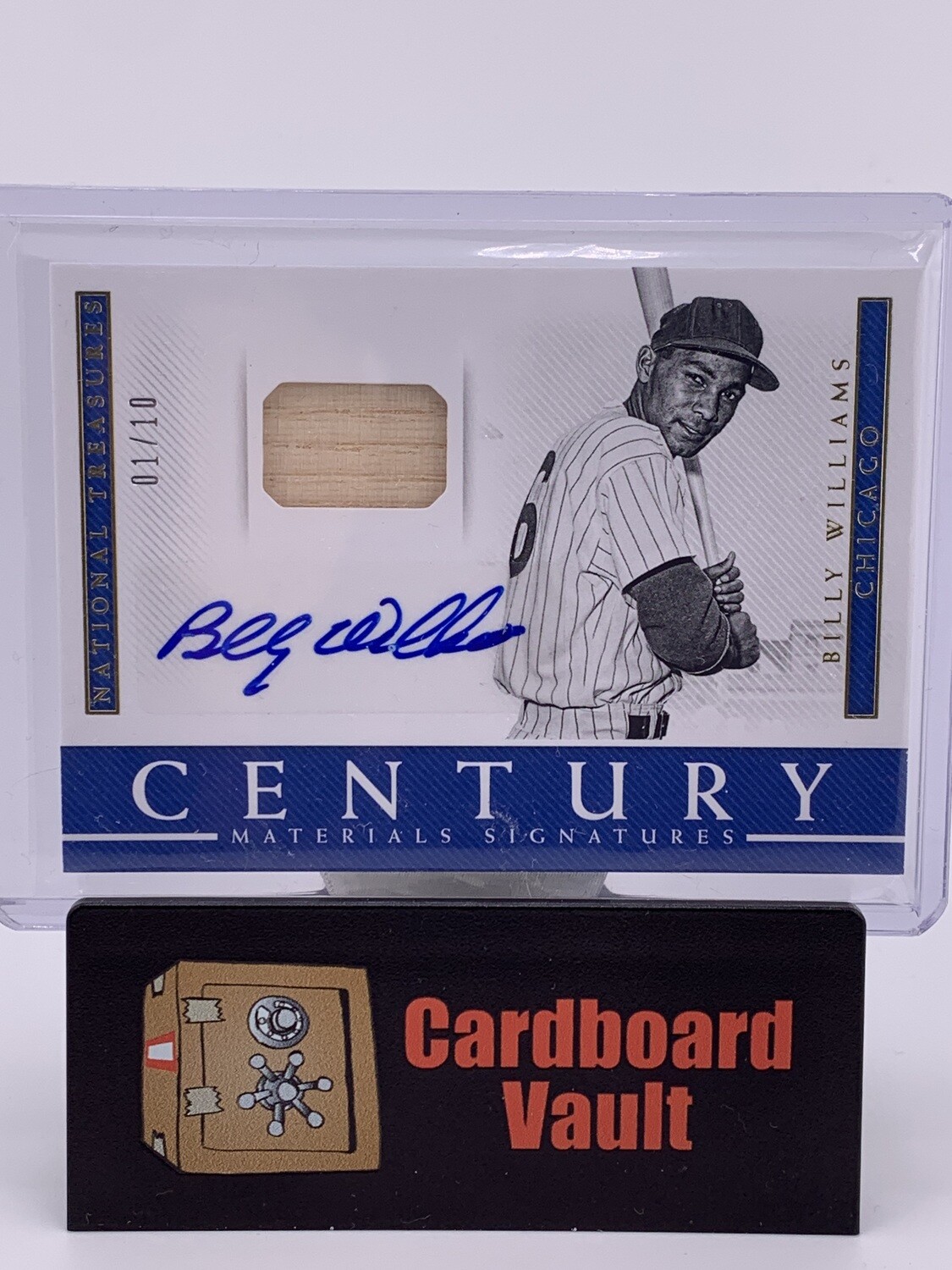 2018 National Treasures Billy Williams Century Patch Auto 01/10