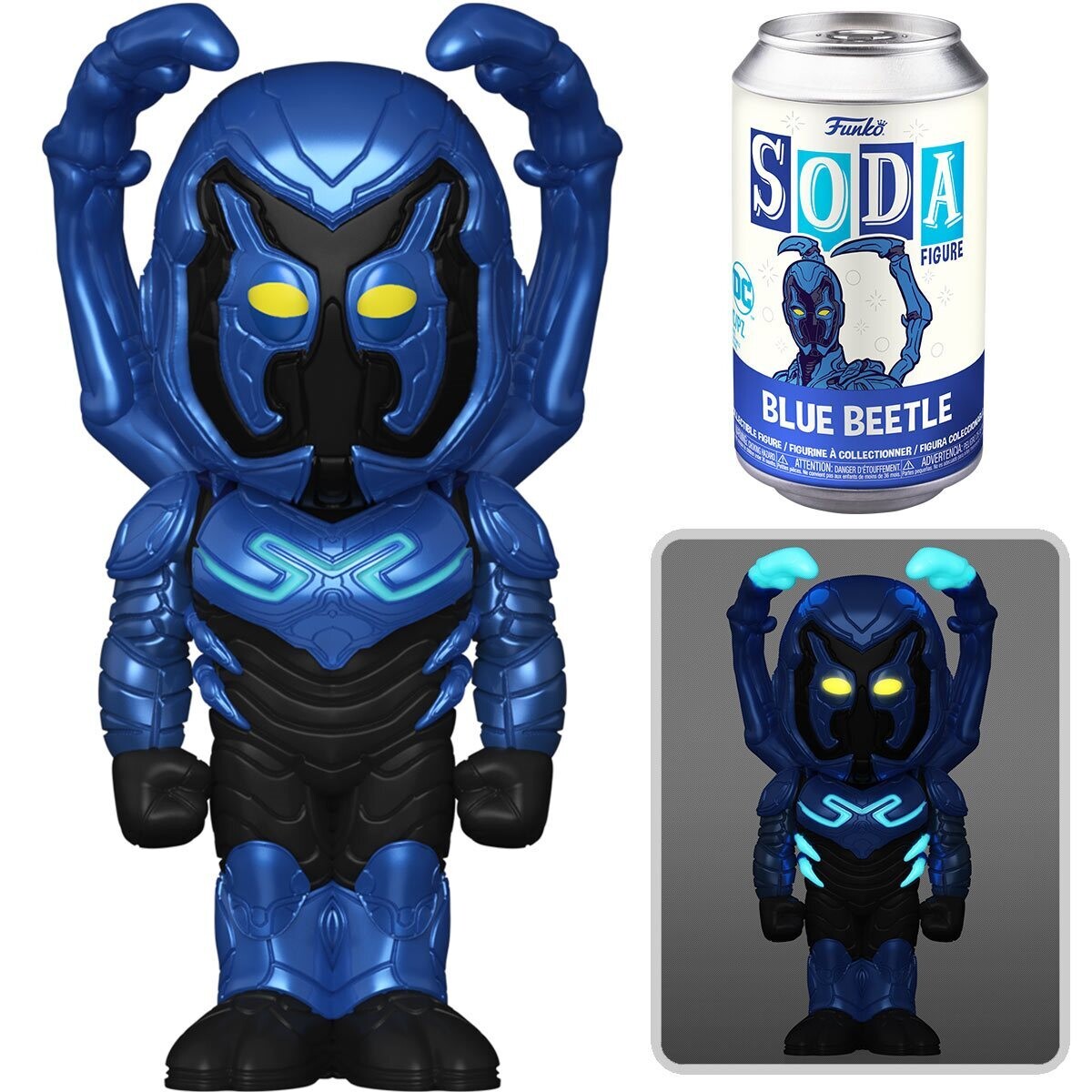 Funko Blue Beetle Soda Pop! 1/6 CHASE Chance