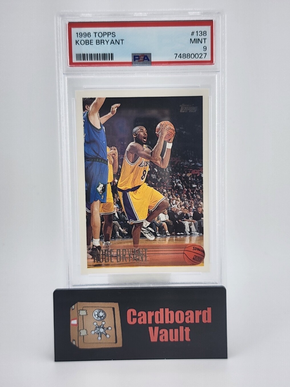 1996 Topps Kobe Bryant #138 PSA 9 74880027