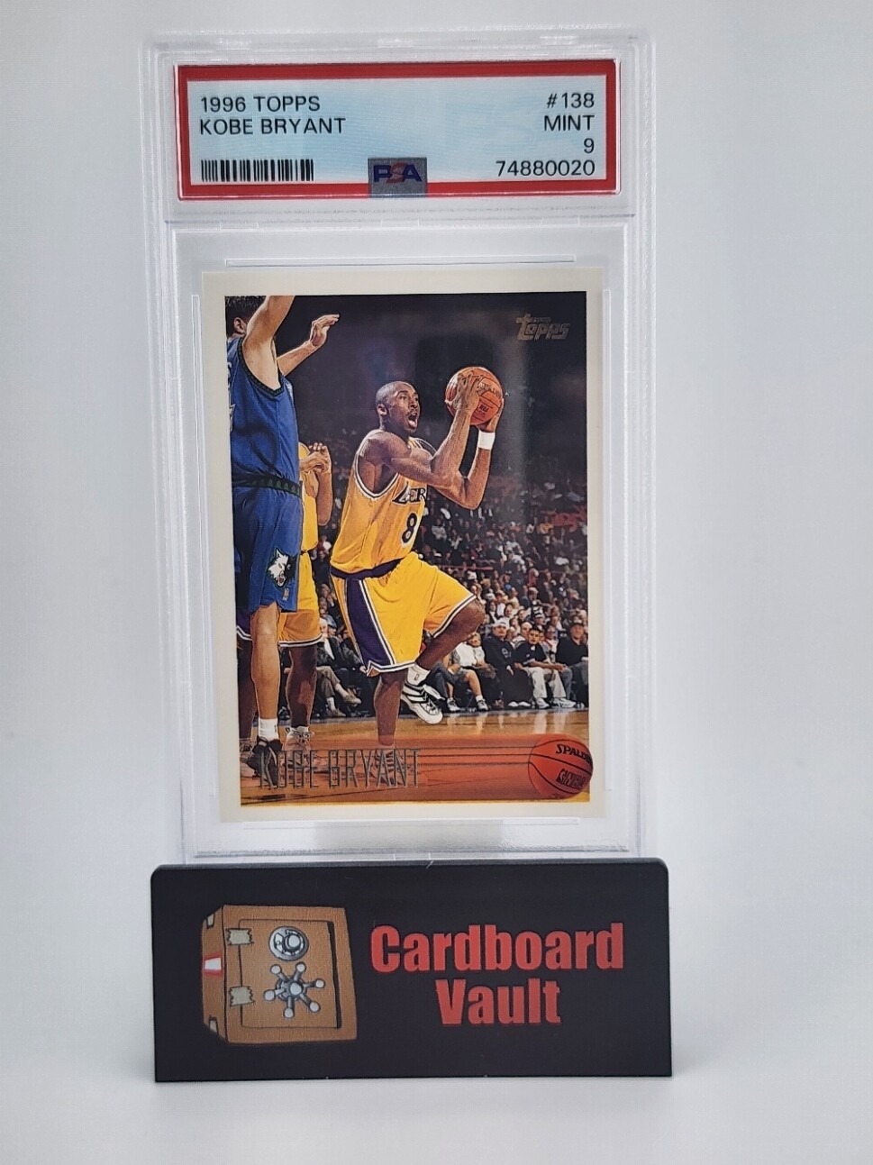 1996 Topps Kobe Bryant #138 PSA 9 74880020
