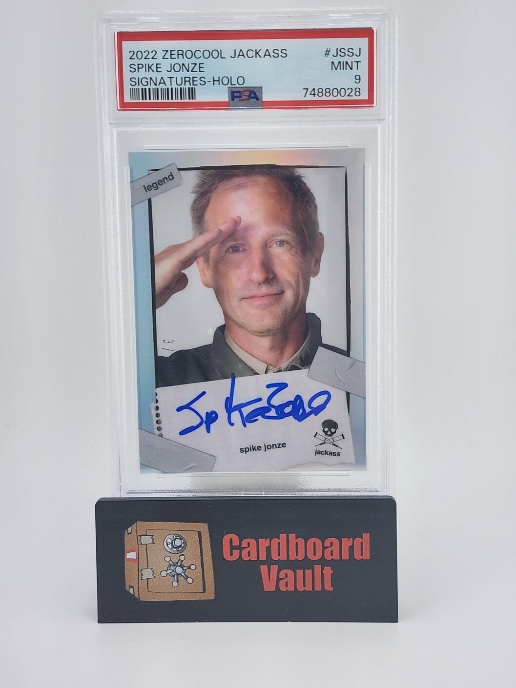 2022 Zerocool Jackass Spike Jonze Signatures #JSSJ 3/100 PSA 9