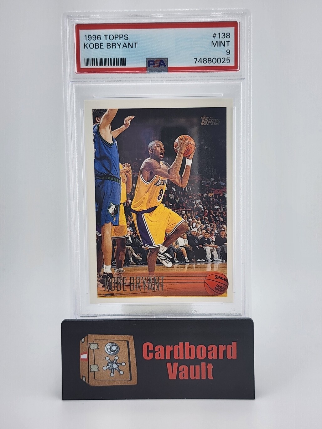 1996 Topps Kobe Bryant #138 PSA 9 74880025