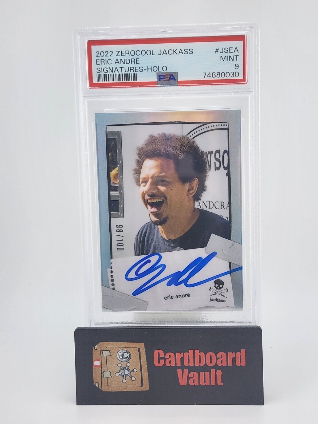 2022 Zerocool Jackass Eric Andre Signatures Holo #JSEA 98/100 PSA 9