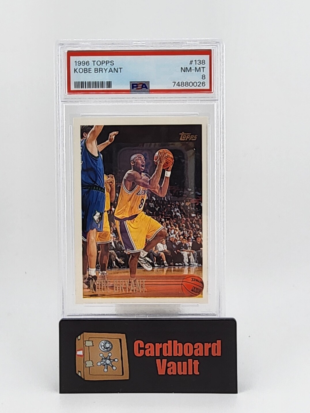 1996 Topps Kobe Bryant #138 PSA 8