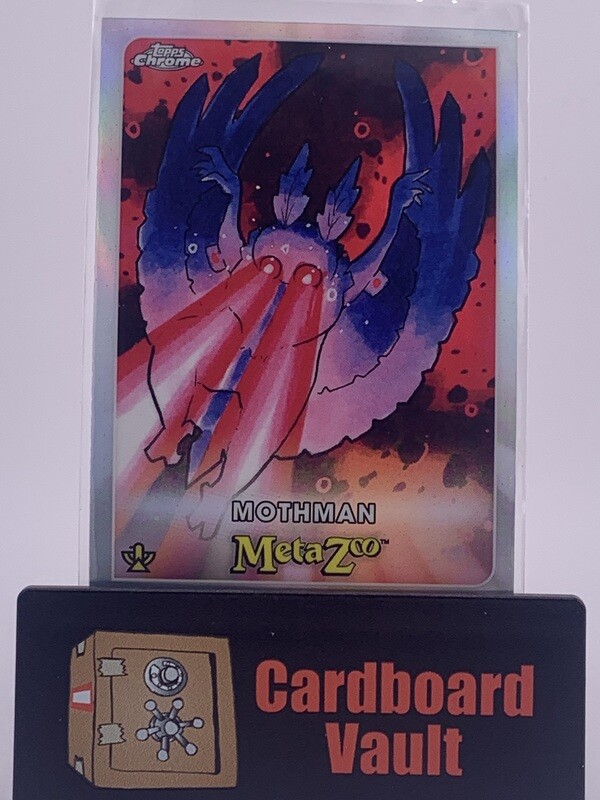 2022 MetaZoo Topps Chrome Series 0 Mothman (Alternate Art) Refractor