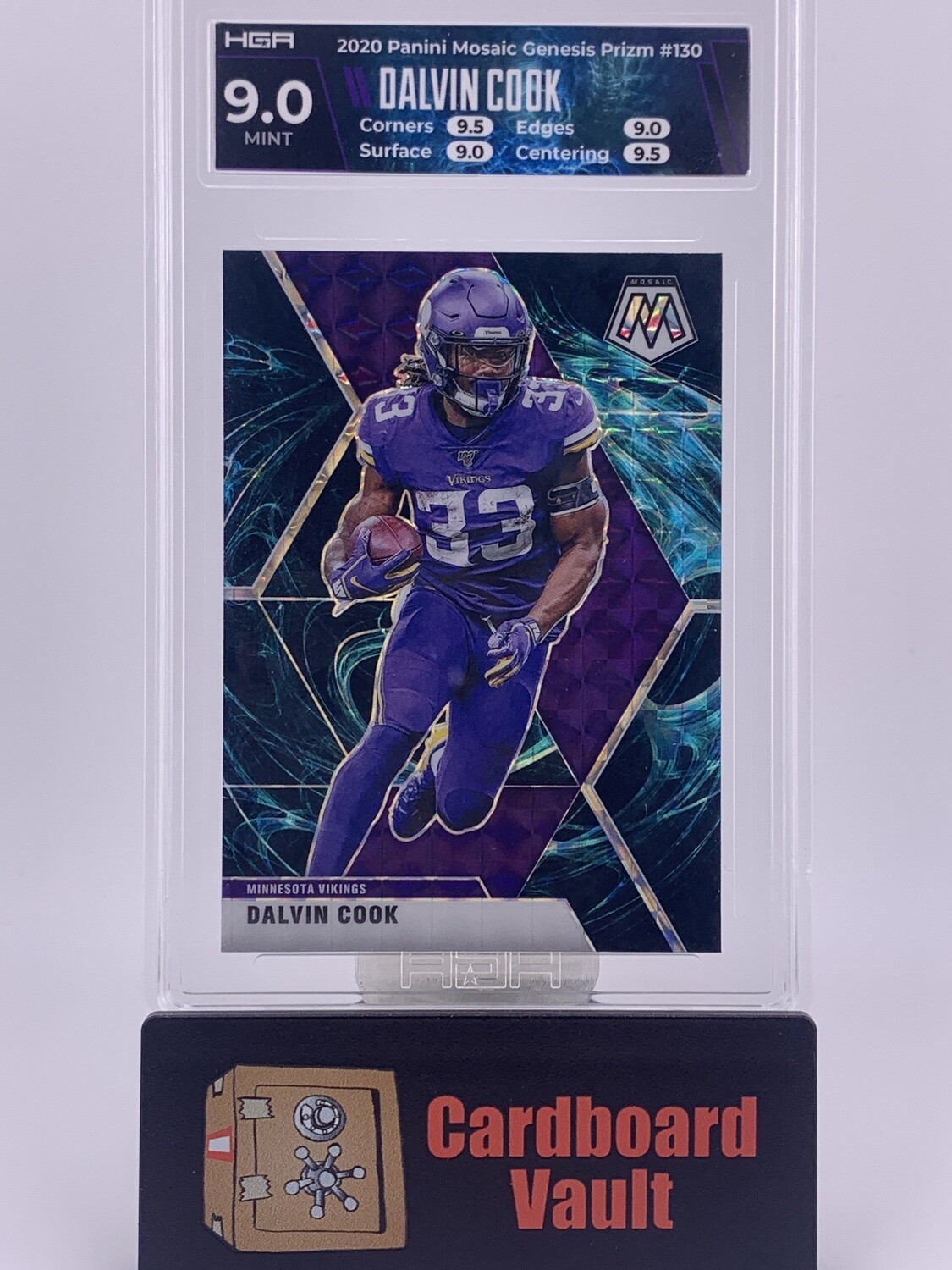 2020 Mosaic Genesis Dalvin Cook #130 HGA 9.0