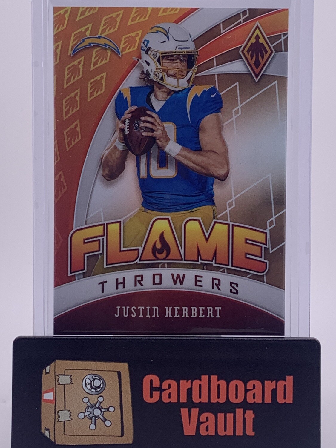 2020 Panini Phoenix Justin Herbert  Flame Throwers 21/50