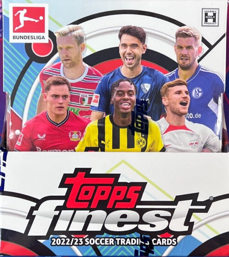 2022-23 Topps Finest Bundesliga Soccer Hobby Box