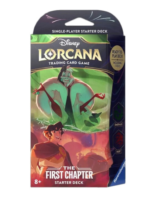 Disney Lorcana: The First Chapter Starter Deck (Emerald &amp; Ruby) - The First Chapter