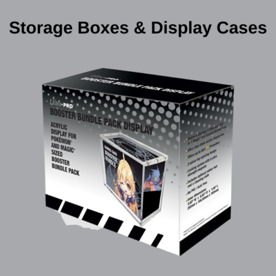 Storage Boxes &amp; Display Cases
