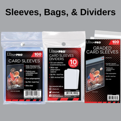 Sleeves, Bags, &amp; Dividers