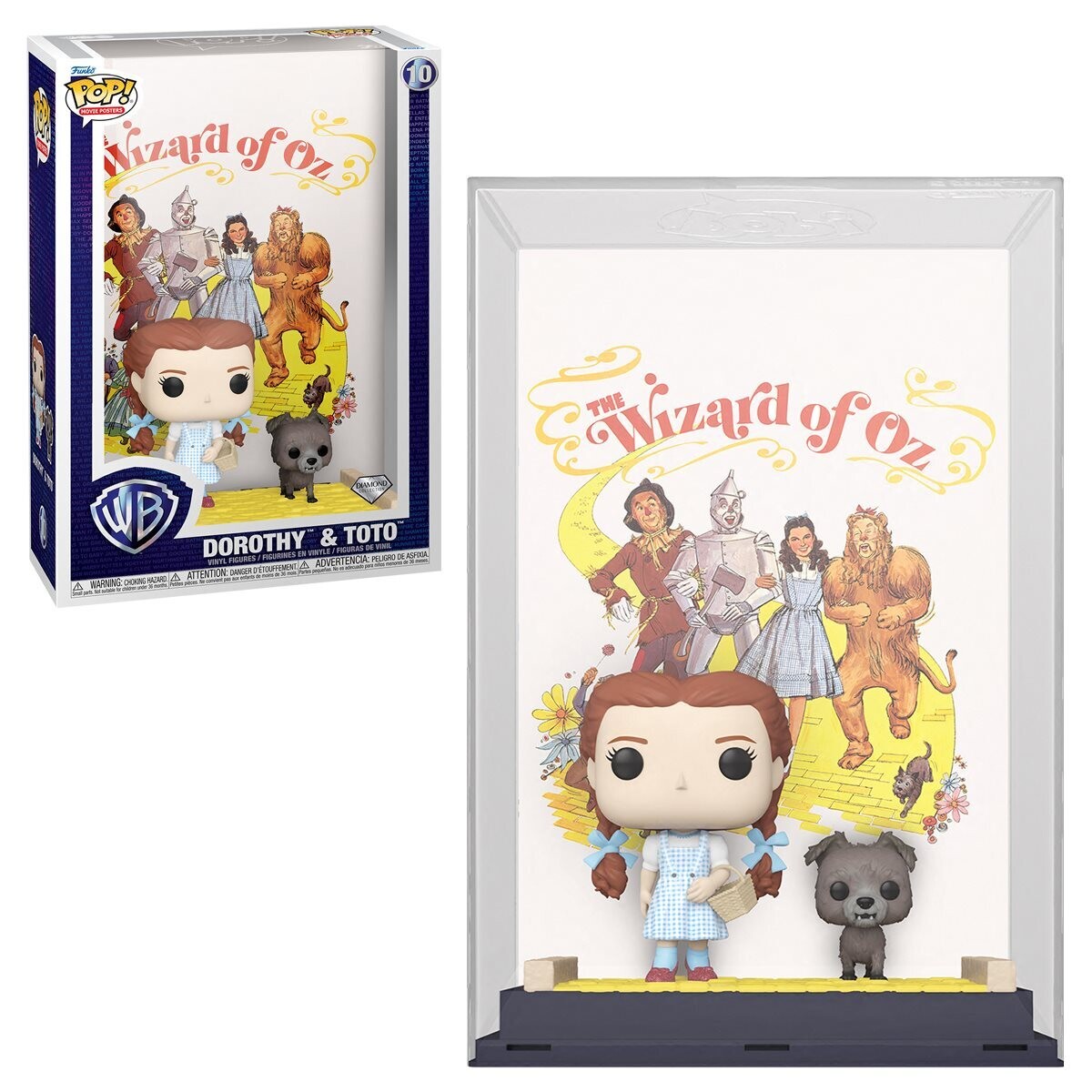 The Wizard of Oz Dorothy &amp; Toto 10 Pop! Movie Poster with Case- Diamond Collection