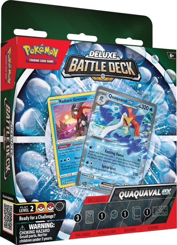 Pokémon Quaquaval ex Deluxe Battle Deck