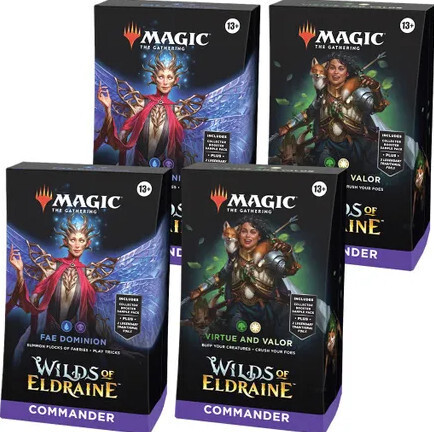 Magic: The Gathering - Wilds of Eldraine Commander Deck Case (4 Decks)