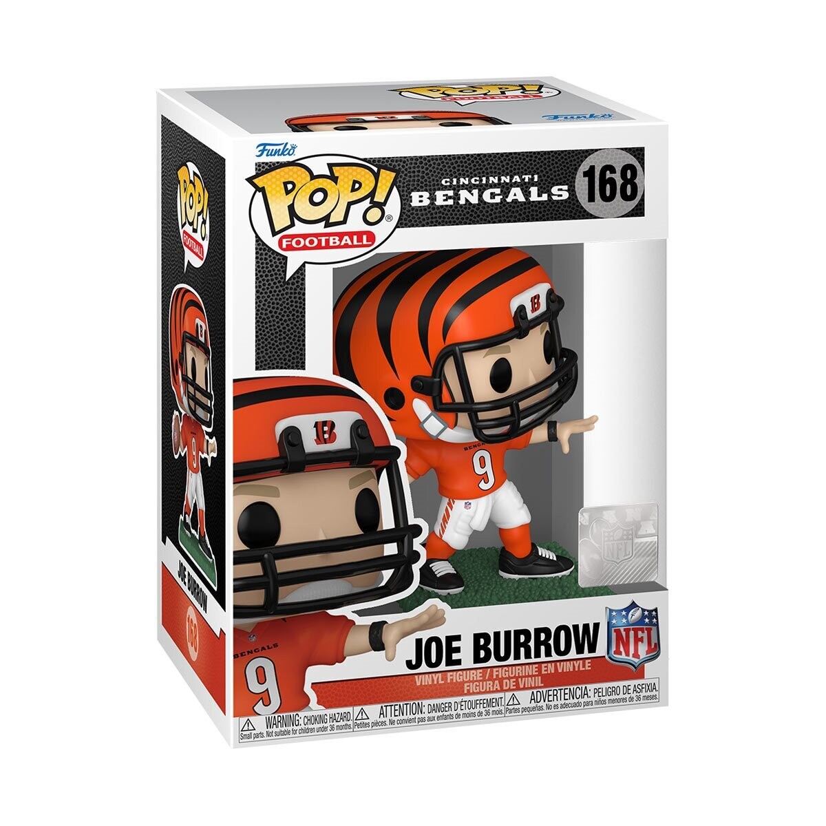 NFL Cincinnati Bengals Joe Burrow 168 Funko Pop!