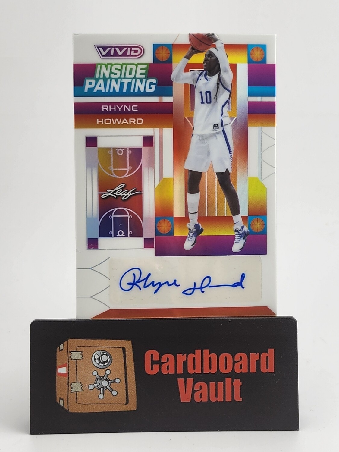 2023 Leaf Vivid Rhyne Howard Inside Painting Autograph #IP-RH1 White 8/25