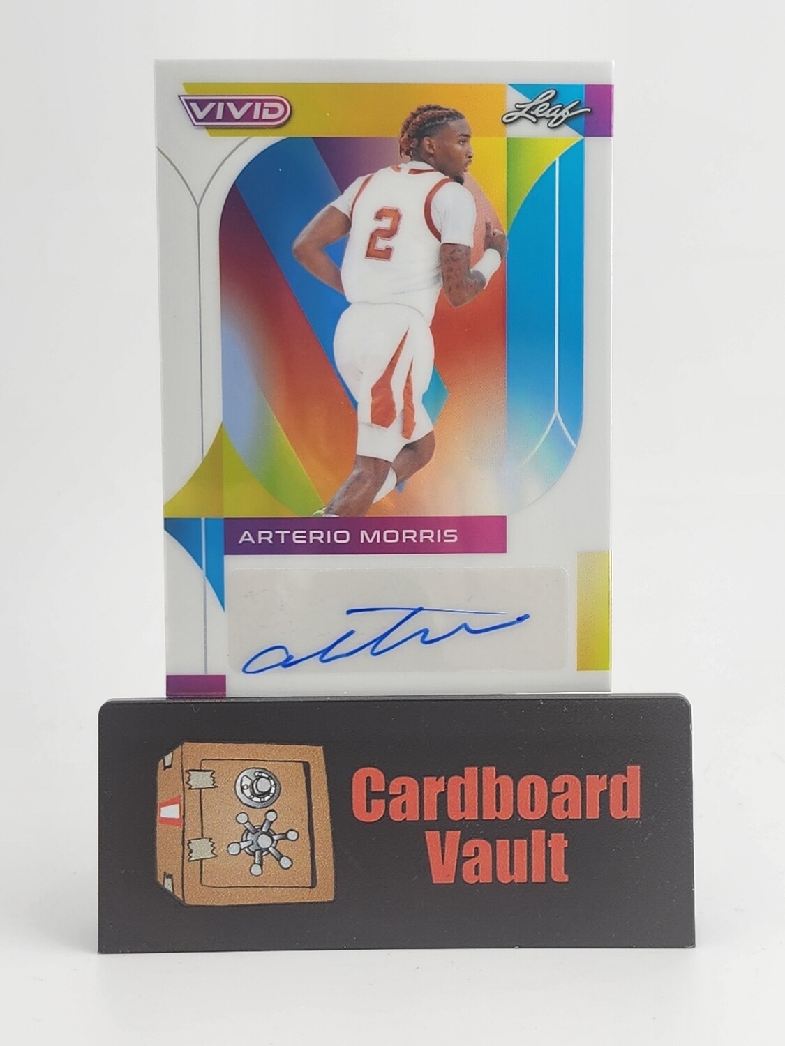 2023 Leaf Vivid Arterio Morris Autograph #BA-AM3 White 21/25