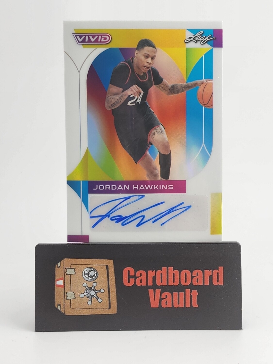 2023 Leaf Vivid Jordan Hawkins Autograph #BA-JH2 White 3/25