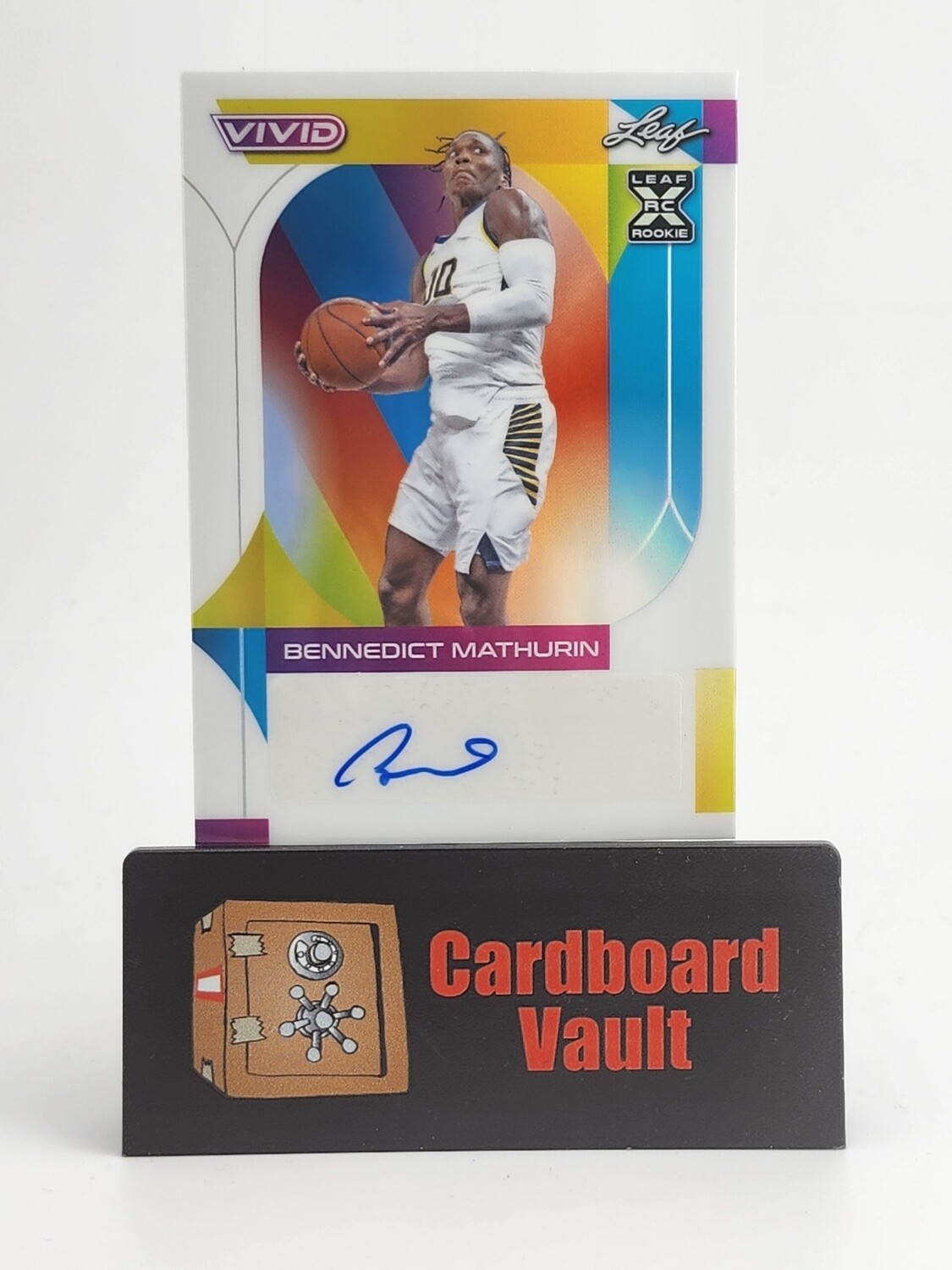 2023 Leaf Vivid Bennedict Mathurin Autograph #BA-BM1 White 4/25