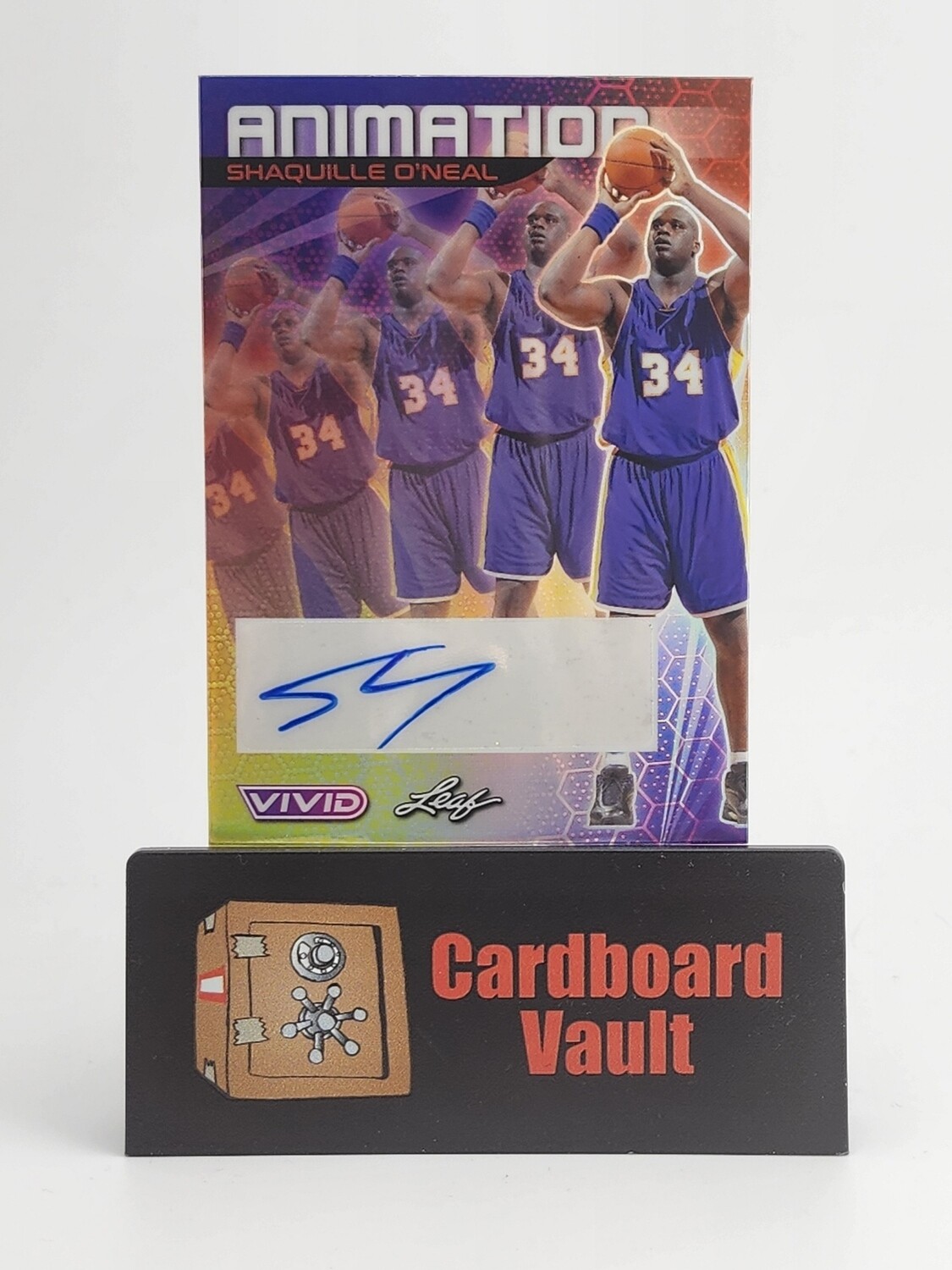 2023 Leaf Vivid Shaquille O&#39;Neal Animation Autograph #A-SO1 5/10