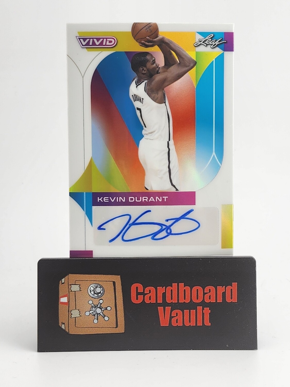 2023 Leaf Vivid Kevin Durant Autograph #BA-KD1 White 9/25