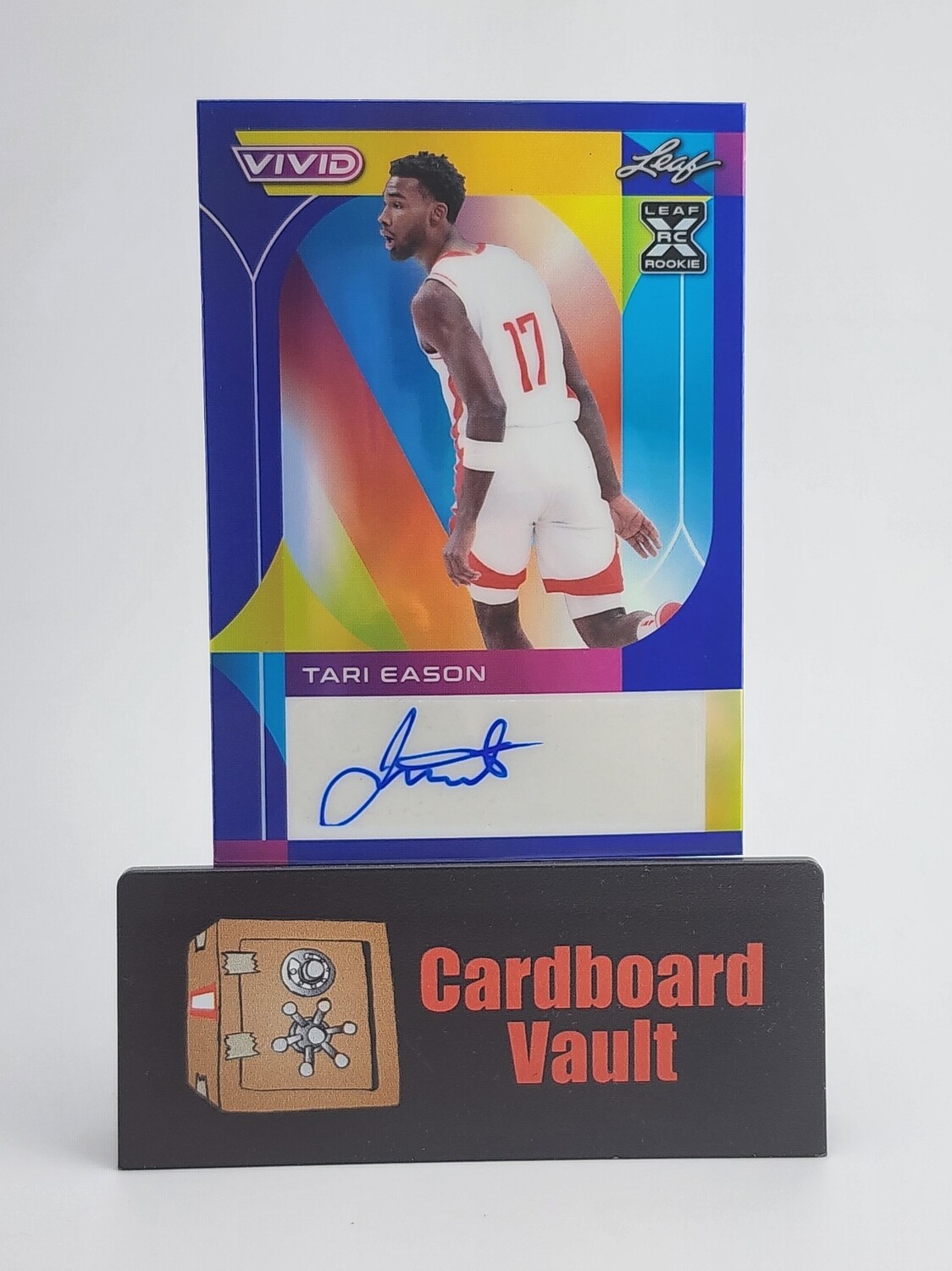2023 Leaf Vivid Tari Eason Autograph #BA-TE1 Navy Blue 5/30