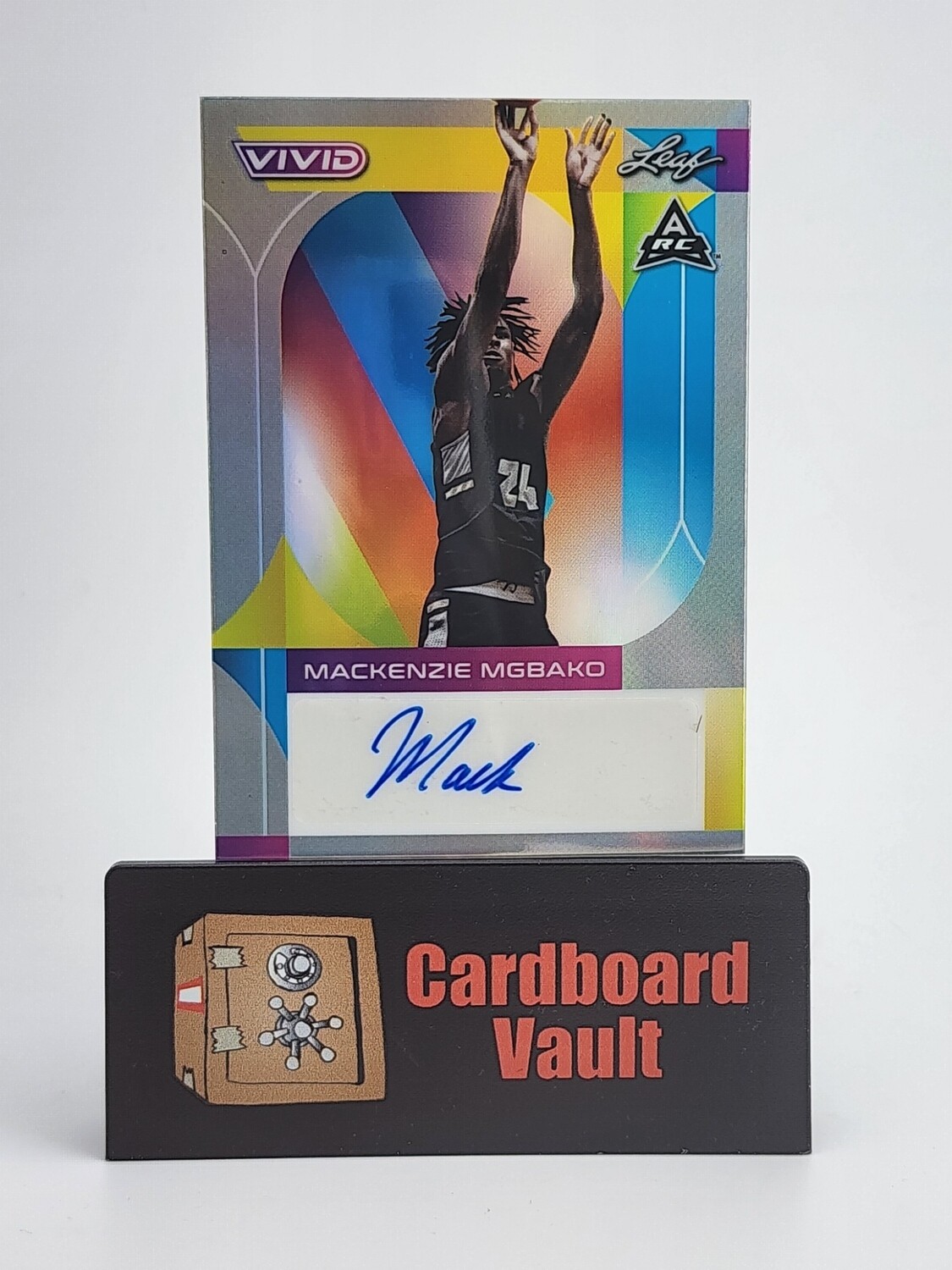 2023 Leaf Vivid Mackenzie Mgbako Autograph #BA-MM1 Gray 4/40