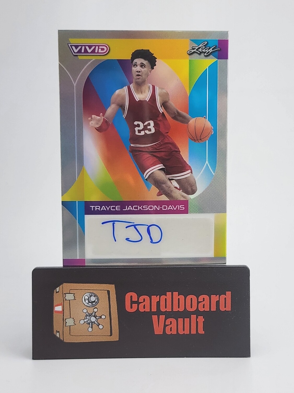 2023 Leaf Vivid Trayce Jackson- Davis Autograph #BA-TJD Gray 3/40