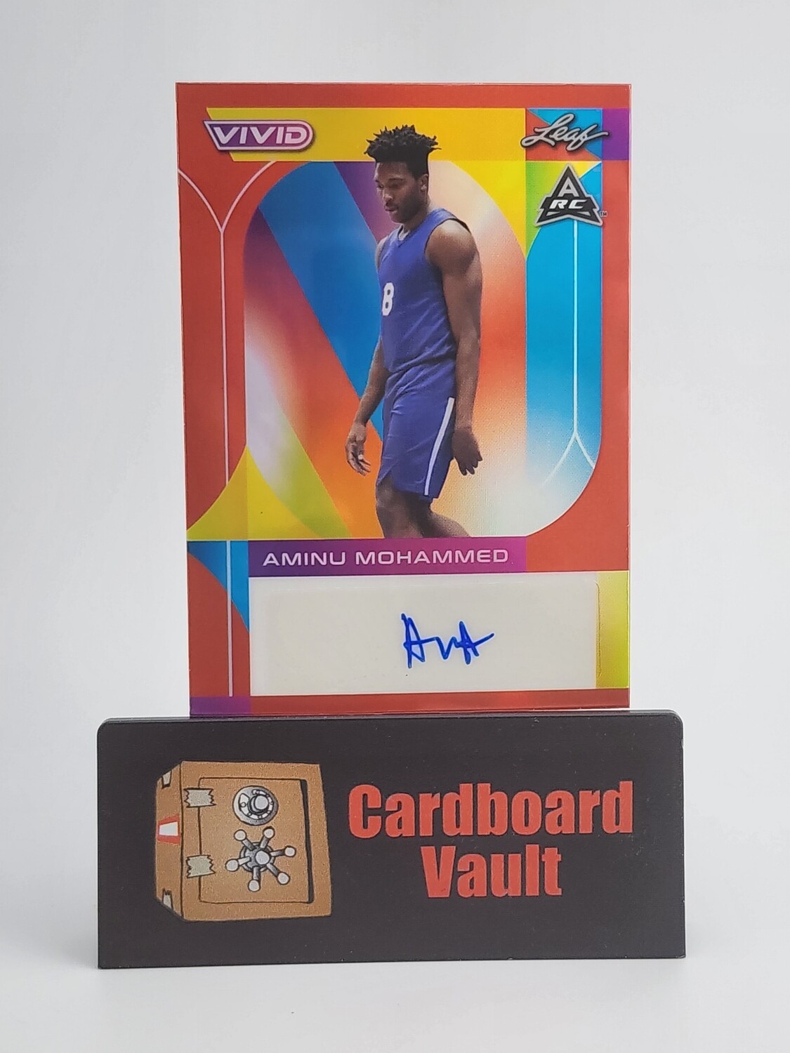 2023 Leaf Vivid Aminu Mohammed Autograph #BA-AM1 Red 14/35