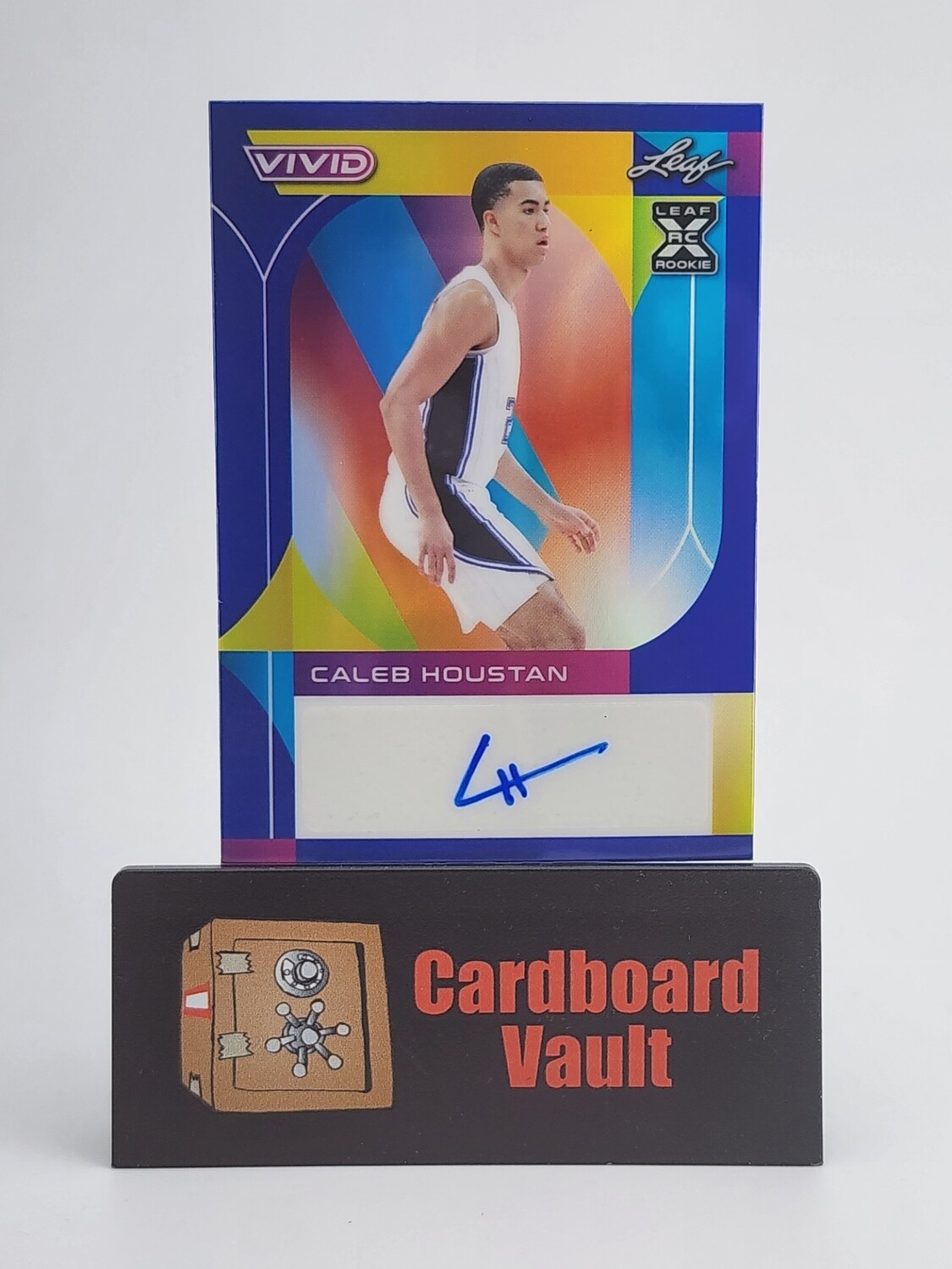 2023 Leaf Vivid Caleb Houstan Autograph #BA-CH1 Navy Blue 24/30