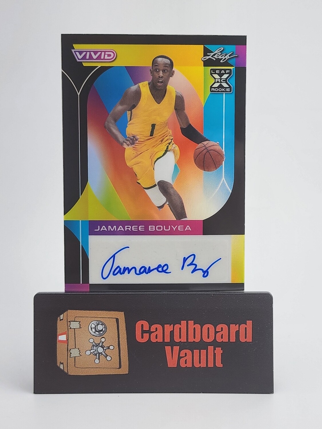 2023 Leaf Vivid Jamaree Bouyea Autograph #BA-JB1 Black 8/20
