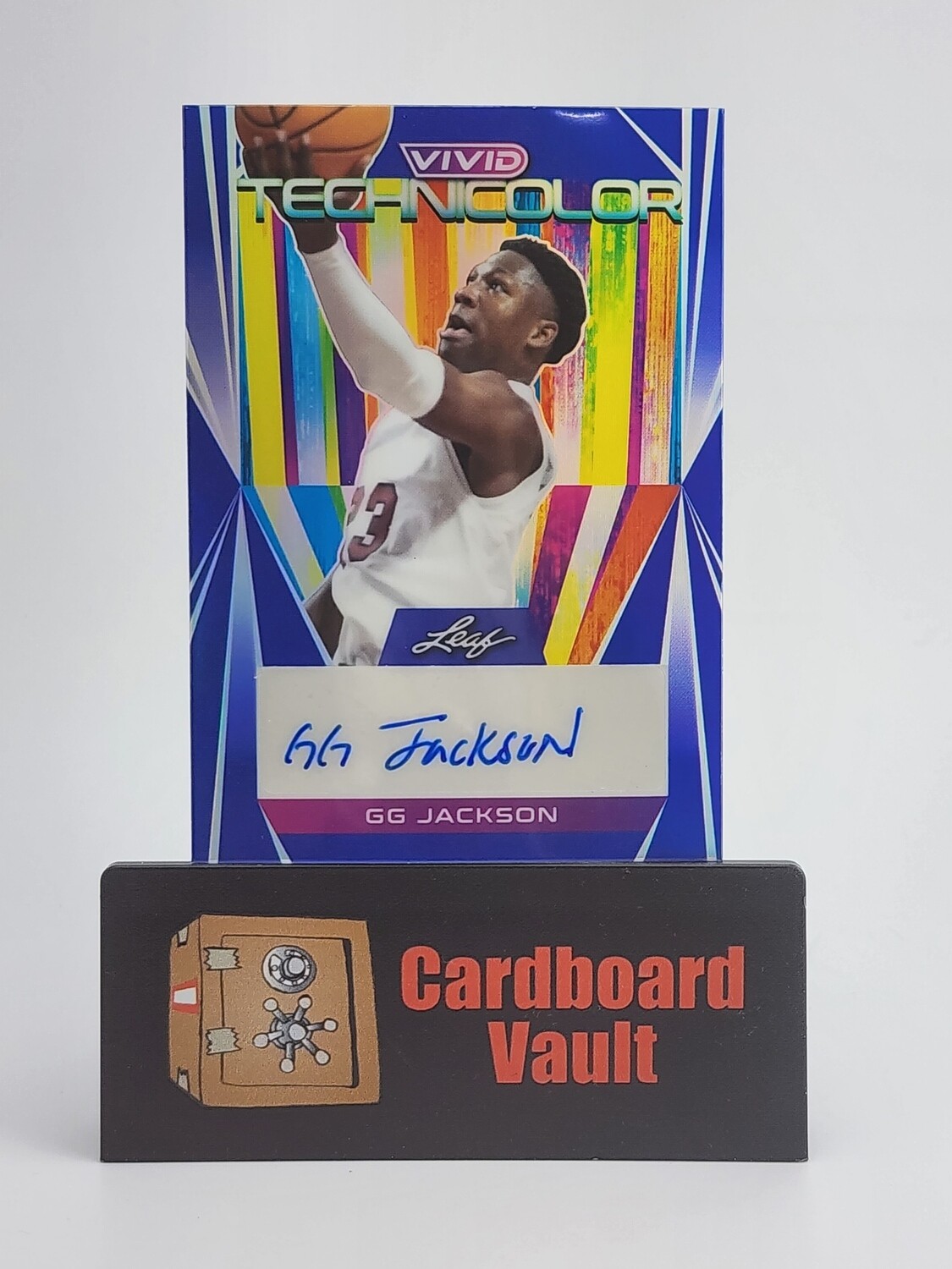 2023 Leaf Vivid Technicolor GG Jackson Autograph #T-GGJ Navy Blue 15/30