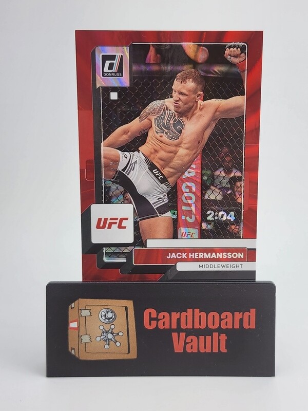 2023 Donruss Jack Hermansson #112 Red 29/75