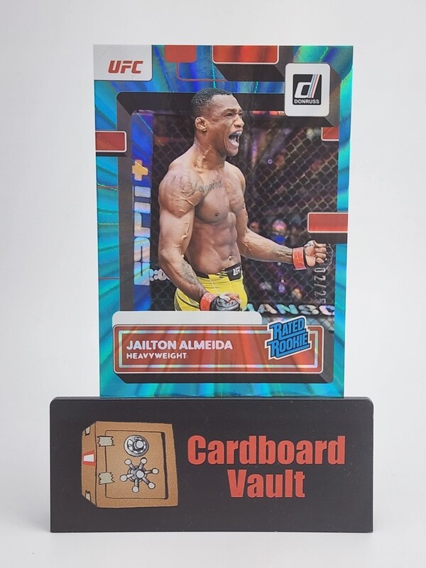2023 Donruss Jailton Almeida Rated Rookie #218 Teal Laser Holo 02/25
