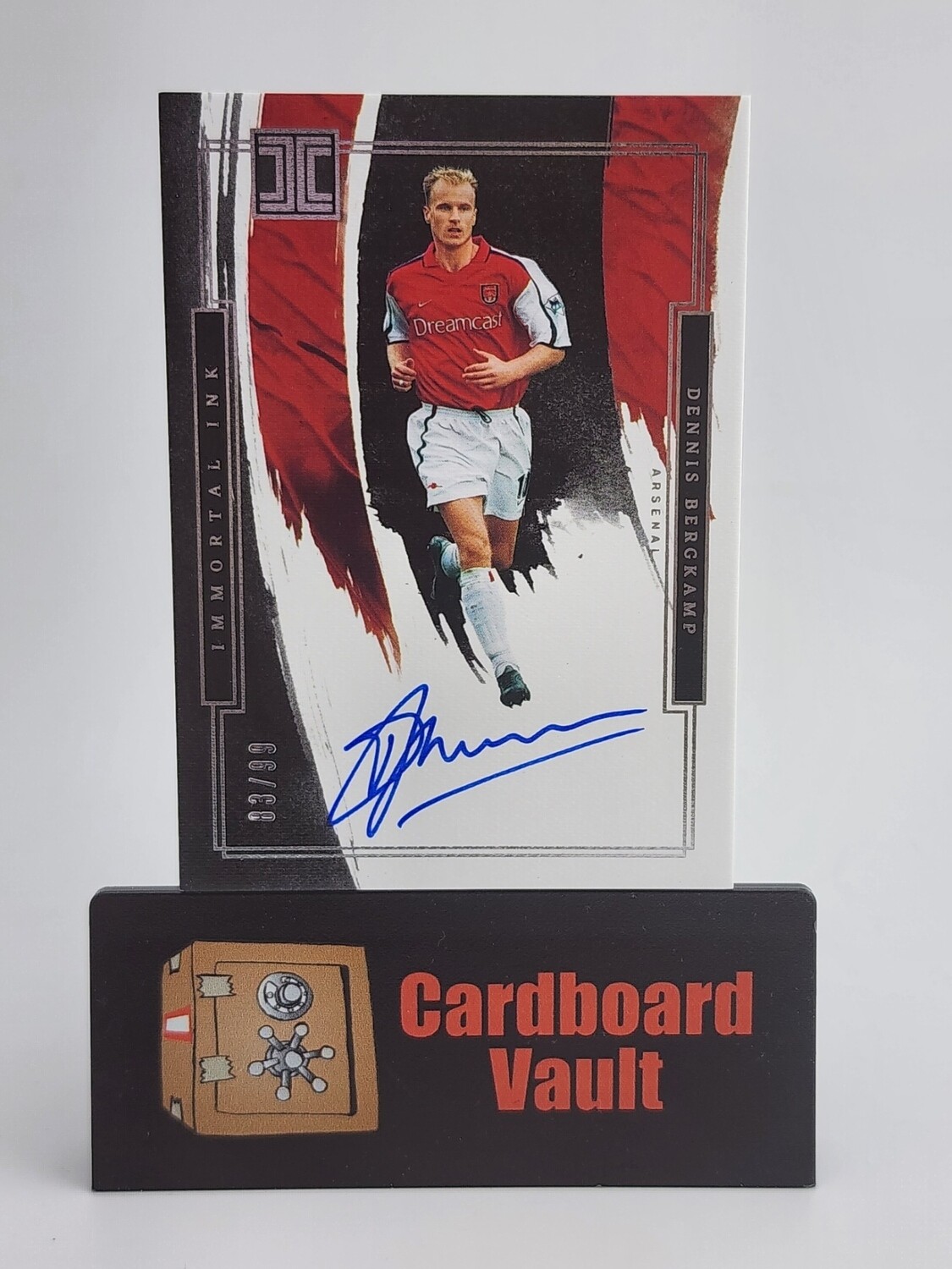 2021-22 Impeccable Dennis Bergkamp Immortal Ink #IM-DB 83/99