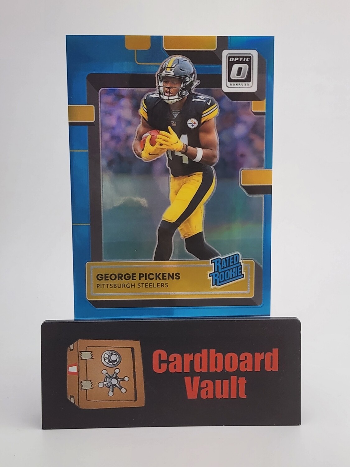 2022 Donruss Optic Rated Rookie George Pickens #223 Light Blue Prizm 121/299