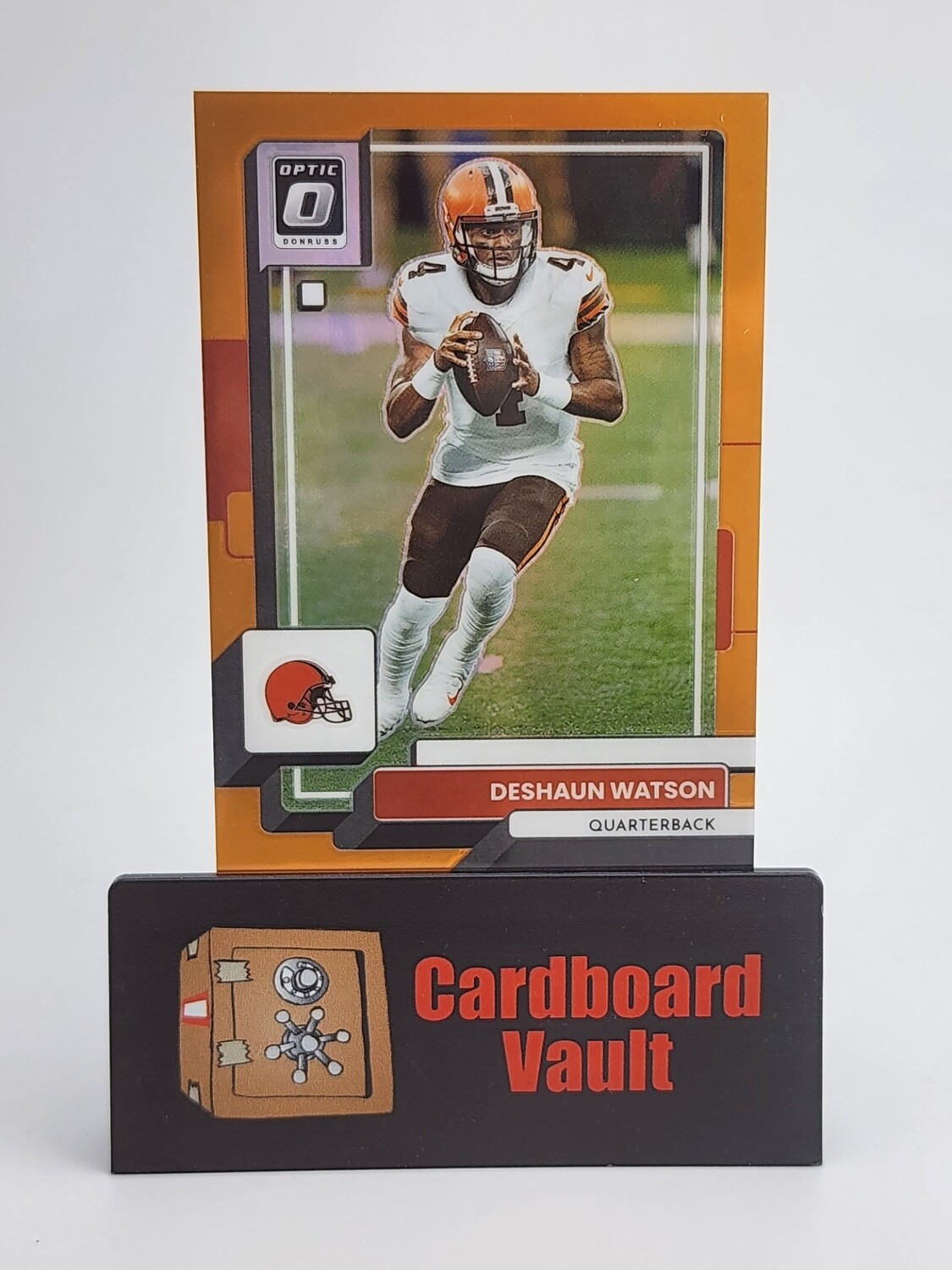 2022 Donruss Optic DeShaun Watson #45 Orange Prizm 095/199