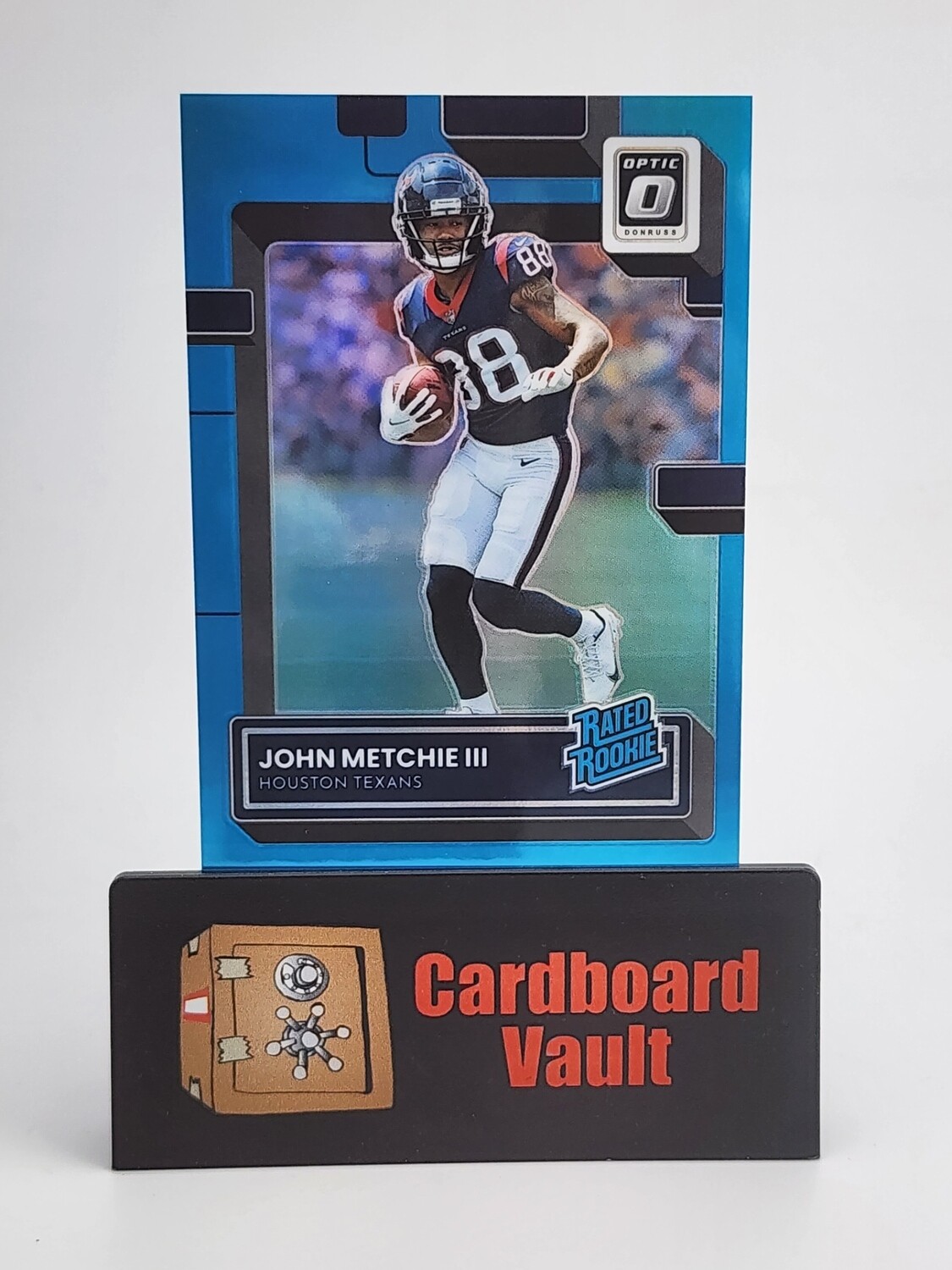 2022 Donruss Optic Rated Rookie John Metchie III  #217 Light Blue Prizm 211/299
