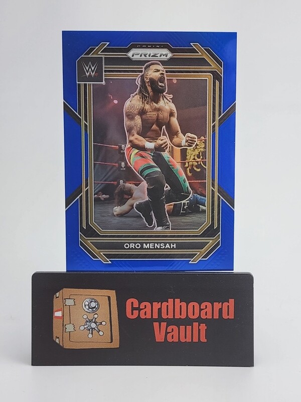 2023 Prizm WWE Oro Mensah #180 Blue 199/199