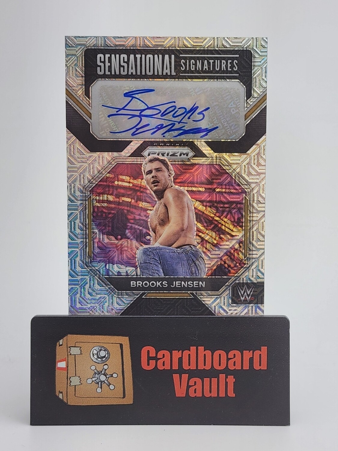 2023 Prizm WWE Brooks Jensen Sensational Signatures #SN-BJN 06/25