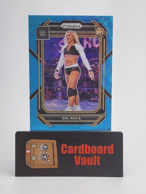 2023 Prizm WWE Sol Ruca #105 Blue Wave Prizm